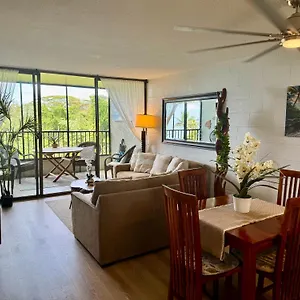 Direct Oceanfront Mauna Loa Shores Honu Elua #508 Next To Carlsmith Park, Hi Apartment